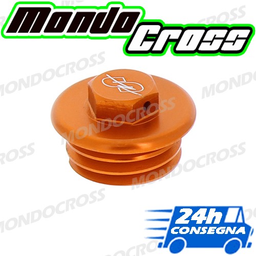 Tappo carico olio arancione - tappo,